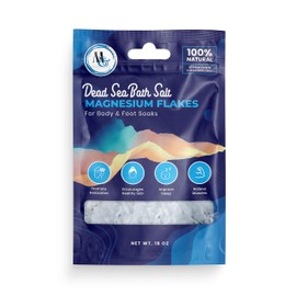 Travel Bag Dead Sea Mineral Salt for Bath All in One, Spa, Shower –Magnesium-Dead Sea-Muscle Recovery-Pure and Natural Bath Salt-Foot Soak, Inflammation, Fine Salt Mined from Dead Sea (Travel Bundle)