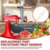 Universal Meat Grinder Pusher Tool, Food Contact Grade Plastic Length
