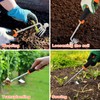 AROMUJOY Gardening Hand Weed Cutter 3-Piece Weed Remover Tool Set,