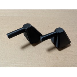 Parcel Shelf Hinges Pair for Mercedes A-Class W177 & B-Class W247 (2018-on) - Black PETG Plastic - Replaces A1776905400 A2476901601 - Durable Replacement Parts