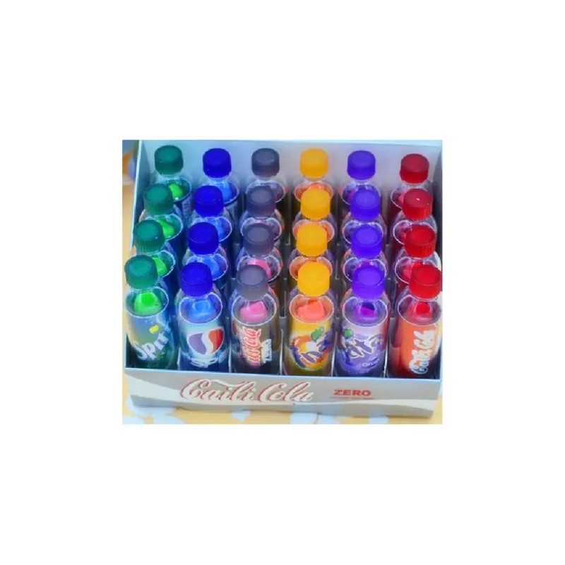 Bálsamo Labial Forma D Refresco Mágico 24pzs Caja Mayoreo