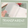 Operitacx 18 Pcs Transparent Note Pad Escritorios Memo Scratch Pad