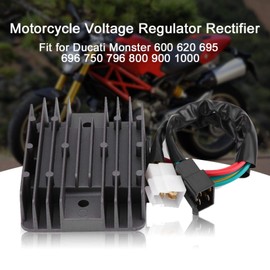 EBTOOLS Motorcycle Voltage Regulator Rectifier Replace For Ducati Monster 600 620 695 696 750 796 800 900 1000 Aluminium Alloy