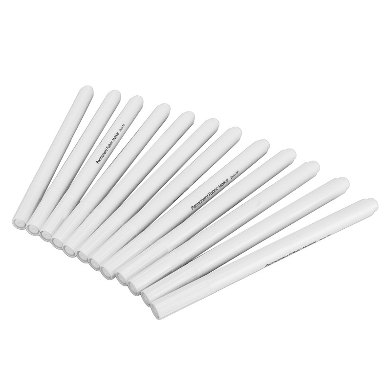 12pcs Fabric Sewing Marking Pens DIY Washable Fiber Tip Disappearing