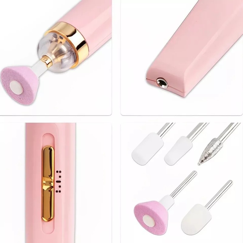 Nail Decorator Limador De Uñas Eléctricos Con 5 Puntas Manicura