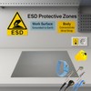 Minadax ESD Computer Table Mat 40 x 30 cm Antistatic