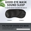 8 Sleep Eye Masks with 2 Pairs Ear Plugs, Polyester