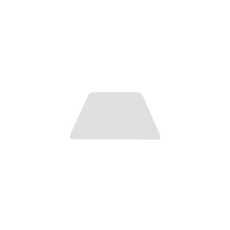 Dough Scraper, Poly, Red/Ivory/White, 8-1/2" x 5" - White