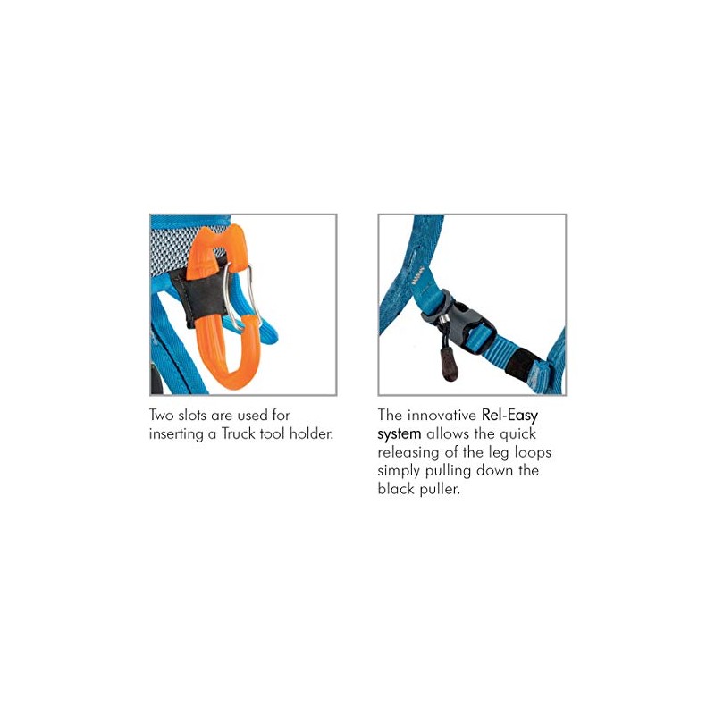 Climbing Technology Tami, Unisex Adult Harness, unisex adult, 7H155ACCTSTD, blue,