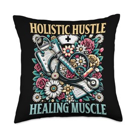 Registered Nurse Healthcare Medical RN Holistic Nurse Throw Pillow