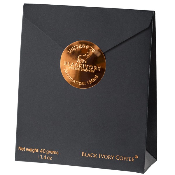 Black Ivory Whole Bean Coffee - The World’s Only Elephant-Refined