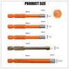Porcelain Tile Diamond Drill Bits Set,BeQell 2pcs 1/4" 6mm Hex