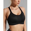 WingsLove Women's High Impact Sports Bra Wireless Cross Back Running