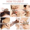 Wooden Scalp Massager, Sandalwood Wide Tooth Comb, Acupressure Tool for