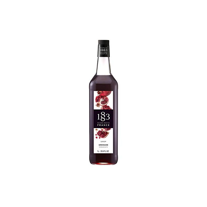 1883 Pomegranate Syrup for Drinks, Made in France, 1 Liter
