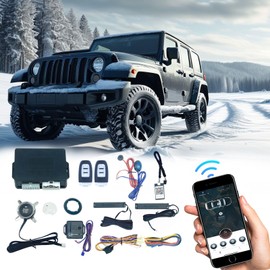 Car Remote Engine Start Remote Starter for Car Pre-Warm The Car Remotely One Key Start PKE Keyless Entry Lock Unlock The Car, Open Trunk for Car Open Trunk with Remote Key or Phone