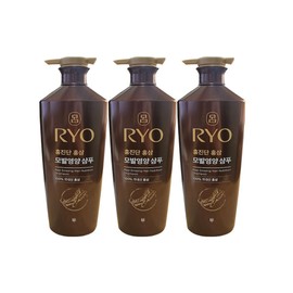 Ryo Hongjindan Red Ginseng Nutritional Shampoo for Normal to Dry Scalp 820ml 3pcs / 려 홍진단 홍삼 영양 샴푸 중건성두피용 820ml 3개