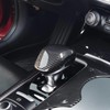 JUIVEEL Carbon Fiber Style Car Gear Shift Knob Cover Trim,