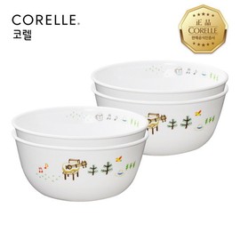 Corel Easy Weekend Noodleware (Small) 4P Set / 코렐  이지위켄드 면기(소) 4P 세트