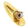 Guitar Input Jack Boat Style 6.35mm Metal Electric Guitar Input