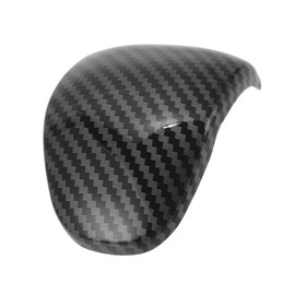 TUCKBOLD ABS Gear Shift Knob Button Cover for Kia Forte Ceed 2019-2024 for Kia Seltos Telluride 2021-2024 Carbon Fiber Black
