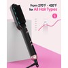 Wavytalk Sleek Sweep Ionic Hair Straightener Brush:_rose gold