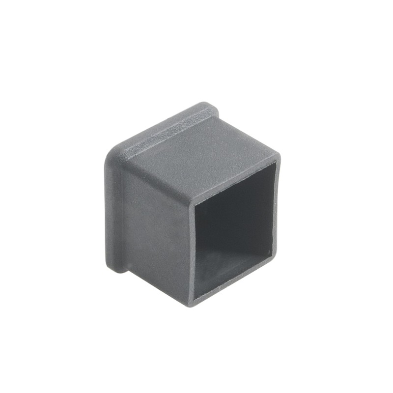 16Pcs 1"x1" Square Rubber Furniture Leg Caps Chair Cover Foot