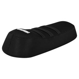 Generic Enjoy Mfg Ribbed Seat Cover - Compatible Fit for Ariel Rider X-Class 52V Grizzly Electric Bike Black w/Ribs- #402 (All Black/Black Ribs)