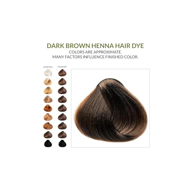 Henna Hair & Beard Dye - 100% Natural & Chemical