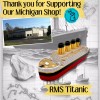 8" Titanic Bath Boat And Pool Toy, Titanic Model Titanic