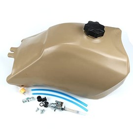 Plastic Gas Fuel Tank Fourtrax Beige With Petcock Fit For Honda Trx300 Trx 300 1993-2000