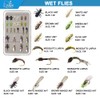 YZD Realistic Trout Hand Tie Fly Fishing Flies Collection Dry