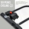 Six Peaks SIC000501 Cycling D-Lock U, Black, One Size