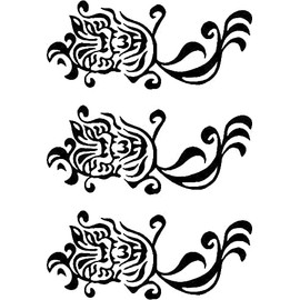 Tokyo Swastika Revengers Tattoo Sticker Cosplay Sticker Tokyo Swastikai Bad Character Draken Half Shuni Hamiya Ichitora Katen-chan Waterproof Costume Halloween Christmas Cosplay Event (C)