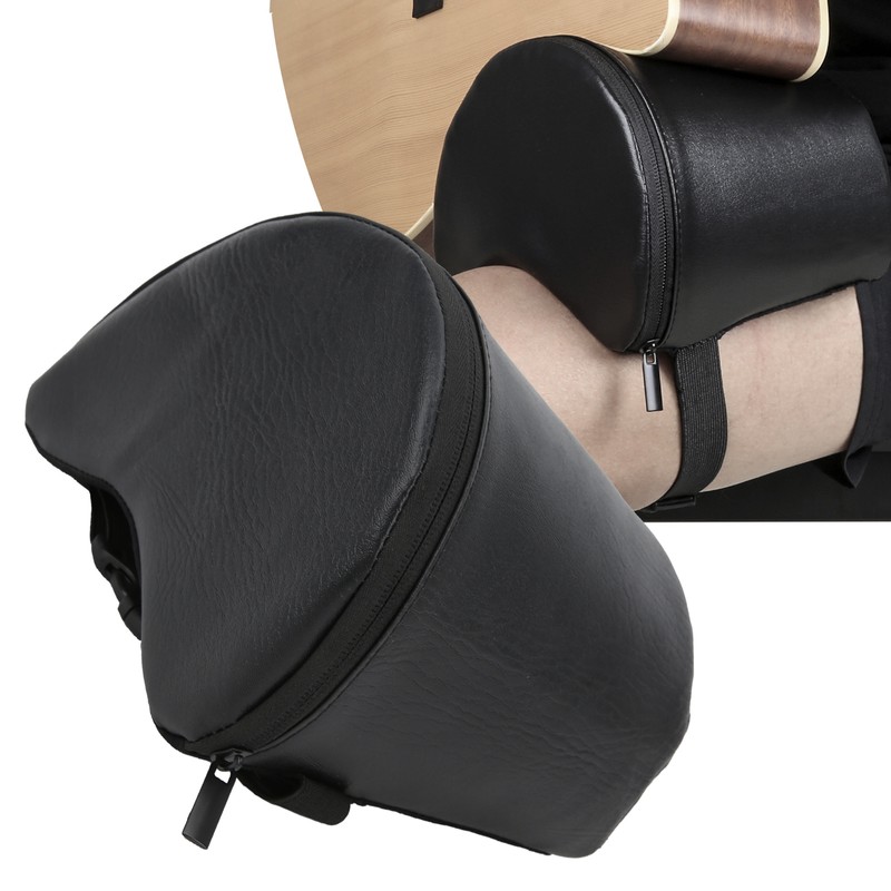 Guitar Pad Soft Memory Foam Leg Cushion Elastic Strap Instrument