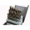 29PC Left Hand Industrial Black & Gold Drill Bit Set