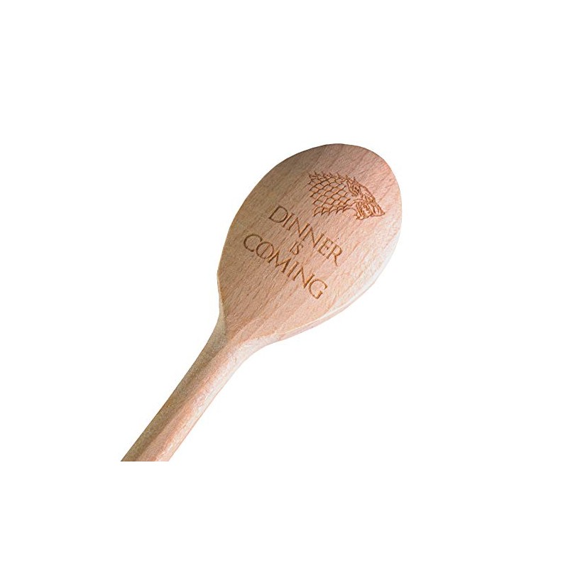 Game of Thrones Inspired House Stark"Dinner is Coming" Wooden Spoon