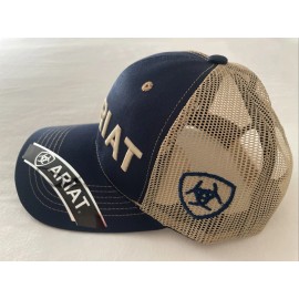 Ariat Mens Shield Logo Mesh Back Ajustable Cap Hat