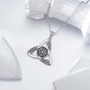 YAFEINI Good Luck Celtic Knot Viking Pendant Necklace for Women