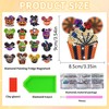 16 Pcs Halloween Mouse Diamond Painting Magnets