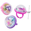 Fun Express Fairy Friends Snow Globe Rings - 12 Pieces