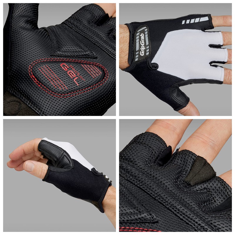 GripGrab ProGel WHITE M1001, Unisex, Handschuhe Progel, White, XX-Large