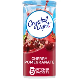 Crystal Light Cherry Pomegranate Drink Mix (20 Pitcher Packets, 4 Packs of 5)
