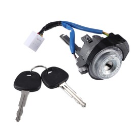 X AUTOHAUX No.819003XF00 Car Ignition Switch Lock Cylinder with 2 Keys for Hyundai Elantra Coupe GS Limited/Steering Lock Cylinder Set With illuminated ignition/Metal / 1 Set
