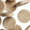 Pinehurst Crafts 1-Inch Oak Flat Head Plugs, Side/Face Grain, Great