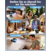 Mini Table Fan, Very Quiet, 4000 mAh (14 Hours Runtime)