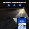Hiseeu Solar Wireless Security Camera, 2.4G WiFi, Full HD Night