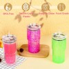 25pcs 18oz Plastic Double Wall Pre Drilled Snow Globe Car