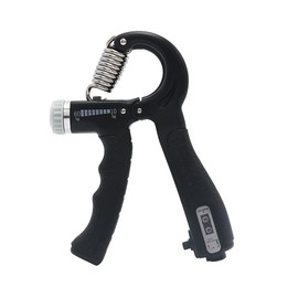 SSNEIN Hand Grip Trainer (Counting Version, Adjustable) Hand Grip Strengthener for Forearm Exercise, Finger Strengthener Trainer (11-132 lbs) for Wrist, Forearm, Grip Strength Training - Home Gym Exercise Equipment, Home Workout (Black)