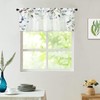 VOGOL Country Style Kitchen Valance Curtains, Blue Birds Pattern Double